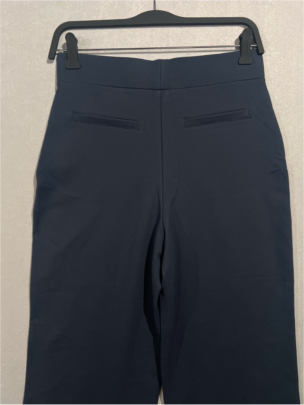 Quince Ultra-Stretch Ponte Wide Leg Pants Women’s Small Navy Blue - Picture 6 of 12
